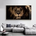 thumbnail image 5 of Pósteres de animales de leopardo y león de gran tamaño, elefante africano, tigre, cuadro de pared, pintura en lienzo de una pieza, decoración del hogar sin marco, 5 of 5