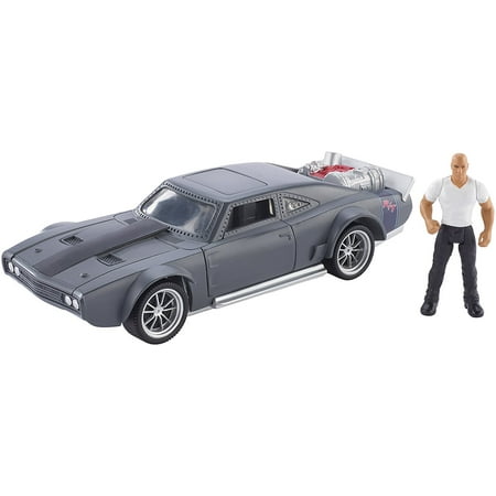 Fast & Furious Stunt Stars Dom & Ice Charger Vehicle..., By Mattel Ship from