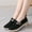 Black, variant on Women's breathable walking sports shoes, soft sole and Mesh surface comfortable shoes