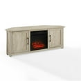 thumbnail image 5 of Bowery Hill MDF Frosted Oak Corner TV Stand Rectangular Electric Fireplace 58", 5 of 17