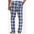 thumbnail image 2 of Nautica Mens Plaid Sueded Fleece Pijama Lounge Pantalones, Azul, X-Large Nautica Pantalones de salón, 2 of 2