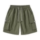 thumbnail image 1 of pstuiky Pantalones cortos de gimnasio para hombre, Pantalones cortos de verano para hombre, informales y cómodos, con bolsillo y cintura elástica y cordón ajustable. Pantalones cortos de baloncesto, 1 of 3