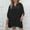 Black, variant on Njoeus Women's Bikini Swimsuit Cover ups Loose Long Sleeve Beach Shirt Dress Oversized Bathing Suit Cover Up Tunic Dresses