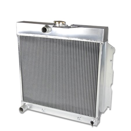 64 65 66 Dodge Dart (For 63-69 Dodge Charger/Coronet/Plymouth Belvedere Full Aluminum 3-Row Racing Radiator 64 65 66 67)
