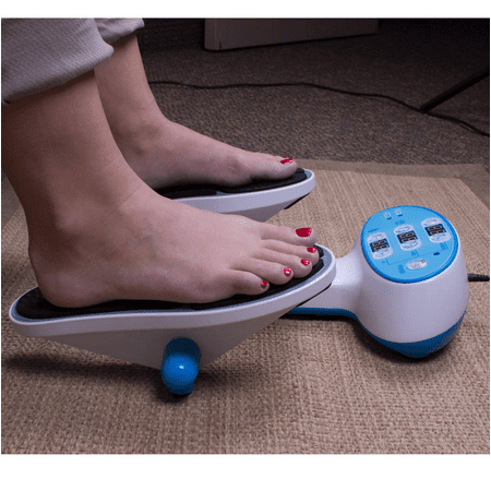 AccuRelief Ultimate Foot Circulator with Remote for Body Pain, Electrodes Pads for TENS Unit