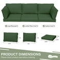 thumbnail image 6 of Pakunoda Non-Slip Latex Dot Fade Resistant Couch Cover Couch Cover set of 8, (Green, Cover Only), 6 of 6