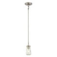thumbnail image 2 of Minka Lavery 3301-84 Poleis 3.75" Mini Pendant in Brushed Nickel, 2 of 2