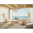 thumbnail image 5 of Better Homes & Gardens Lilah Outdoor Wicker 36" Round Ottoman, White, 5 of 6