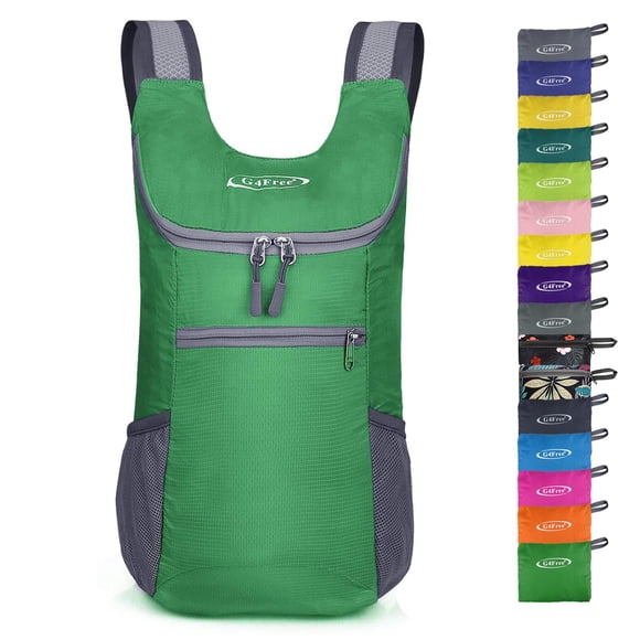 Mochila de Senderismo G4Free Ligera y Plegable de 11L para Hombre y Mujer