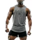 thumbnail image 3 of Camiseta sin mangas para hombre, transpirable, para entrenamiento, deportes al aire libre, transpirable, sencilla, ligera, con estampado de flores, de secado rápido, 3 of 5