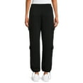 thumbnail image 3 of No Boundaries Women's Juniors Pull On Knit Cargo Joggers, Sizes XS-3XL, 3 of 6