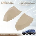 thumbnail image 4 of Front Door Trim Panel Armrest Cover, 1 Pair Soft Microfiber Leather Door Armrest Cover Fits Most Vehicles, 4 of 7