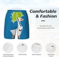 thumbnail image 4 of Kdxio Goose Holding An Umbrella Print Men'S Swim Trunks With Compression Liner 7 Inch Inseam Quick Dry Swim Shorts, 4 of 7
