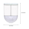 thumbnail image 2 of Wall Mount Laundry Detergent Dispenser Dry Food Storage Container Rice Dispenser, 2 of 6