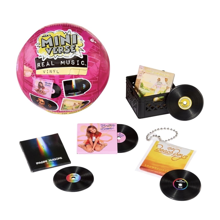 MGA Mini Verse Real Music Vinyl Turntable with Record Player