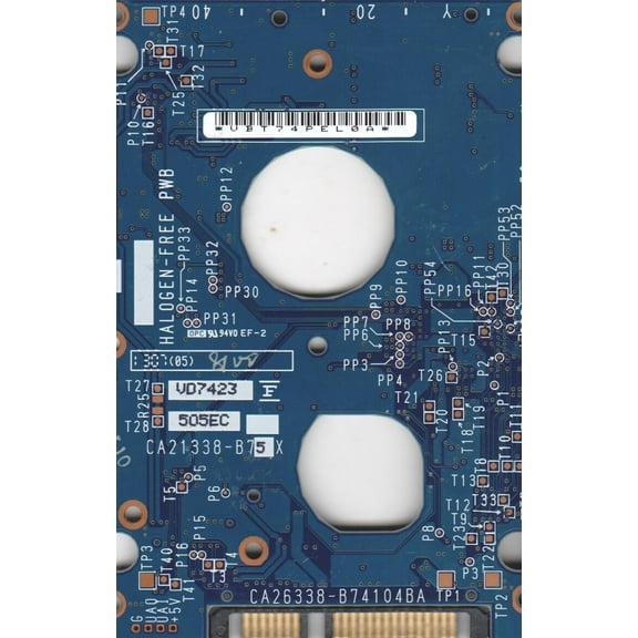 MHV2080BH PL, CA06672-B273000T, CA26338-B74104BA, Fujitsu 80GB SATA 2.5 PCB