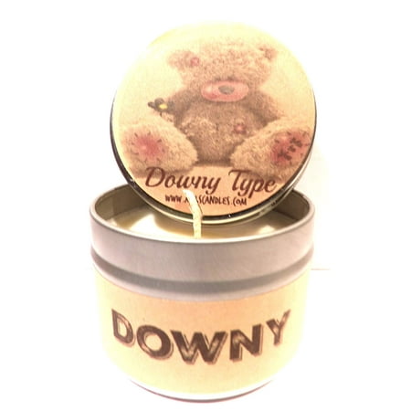 Downy (Type) 4oz All Natural Soy Candle Tin (Take It Any Where) Because it smells so (Best Smelling Candles 2019)