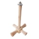 thumbnail image 5 of Percha para loros, soporte para entrenamiento de aves, soporte para guacamayos, periquitos y pájaros pequeños. De madera, 5 of 9
