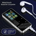 thumbnail image 4 of (PInk)MP3 MP4 Player Bluetooth-compatible Speaker Touch Key Built-in 16GB HiFi Metal Mini Portable Walkman With Radio FM Recording, 4 of 5