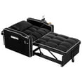 thumbnail image 6 of Convertible Sleeper Chair Sofa Bed Adjustable Pull Out Sleeper Chair Bed Multi-Pockets Folding Sofa Bed for Living Room Bedroom Small Space,3-in-1 Sofa Bed, 6 of 16