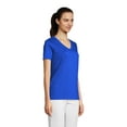 thumbnail image 2 of Lands' End Women's Relaxed Supima Cotton Short Sleeve V-Neck T-Shirt, 2 of 3