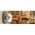 thumbnail image 2 of Nostalgic Warehouse Cotofc_Prv_238_Nk Vintage Farmhouse Oval Fluted Crystal Flower Privacy, 2 of 2