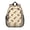 Saint Bernard and, variant on Saint Bernard and Roses Backpack for School, Cute School Bag with Adjustable Shoulder Straps and Padded Back, 15"x11.42"x5.5"