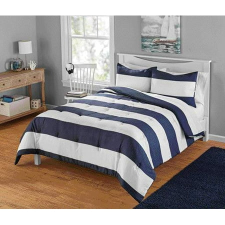 Your Zone Cabana Stripe Comforter Set, 1 Each