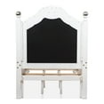 thumbnail image 3 of Furniture of America Mondu 3-Piece White Wood Bedroom Set - Twin + 2 Nightstands, 3 of 14