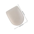 thumbnail image 2 of unbranded 5Pares Protectores De Talón Beige De Espuma Para Zapatos Con Descompresor, 2 of 8