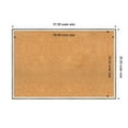 thumbnail image 6 of Amanti Art Natural Cork Board Wood Framed Lucie Silver White Bulletin Board 37 in. x 25 in., 6 of 8
