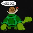 thumbnail image 3 of CafePress - Snail On Turtle T Shirt - Dark T-Shirt Kids XS-XL, 3 of 4