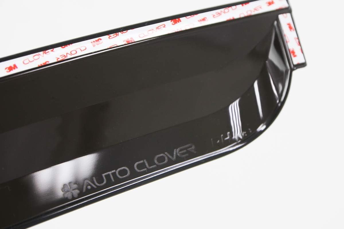 AUTOCLOVER Smoked Window Visor Deflector Sun Rain Vent Guard 4p compatible with 2012-2015 Captiva Sport