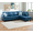 Blue-B, variant on Caberryne Leather Sectional Sofa for Living Room Furniture Set,Ginger L-Shape Sofa Couch with Facing Left Chaise for Living Room/Office/Lounge/Apartment