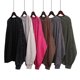 thumbnail image 4 of Sudadera con capucha de algodón de alta calidad con cuello redondo lavado antiguo de gran tamaño para hombre, 4 of 4