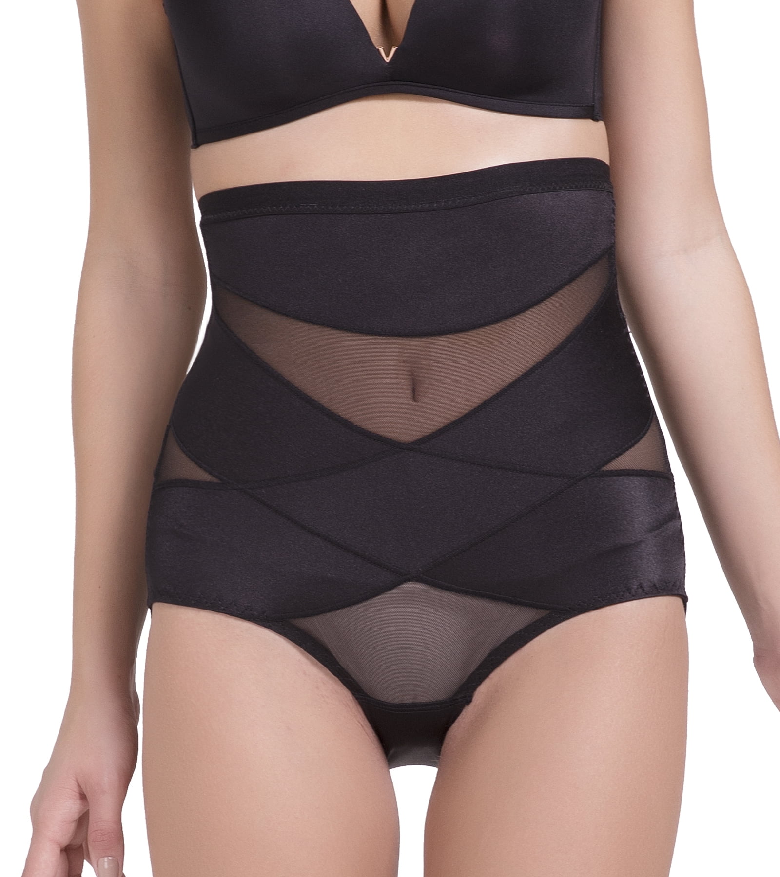 Qric QRIC High Waist Tummy Control Panties Seamless Shapewear Briefs