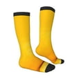 thumbnail image 3 of Bingfone Compression Socks For Women And Men Long Socks For Running Athletic Cycling Nurse-Yellow Lemon, 3 of 9