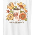 thumbnail image 3 of Diet Coke - Diet Coke Retro Flowers - Ladies Short Sleeve Graphic T-Shirt, 3 of 5