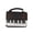 Brown, variant on Vintage Piano Keyboard Pattern Crossbody Bag for Women,PU Leather Top‑Handle Shoulder Bag, Fashion Handbag for Commute, Shopping and Daily Use