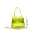 thumbnail image 3 of Bolsa De Hombro Bolsa de hombro compuesto de PVC para mujer transparente resistente a los arañazos para el ocio diario Sywqhk Para Estrenar, 3 of 3