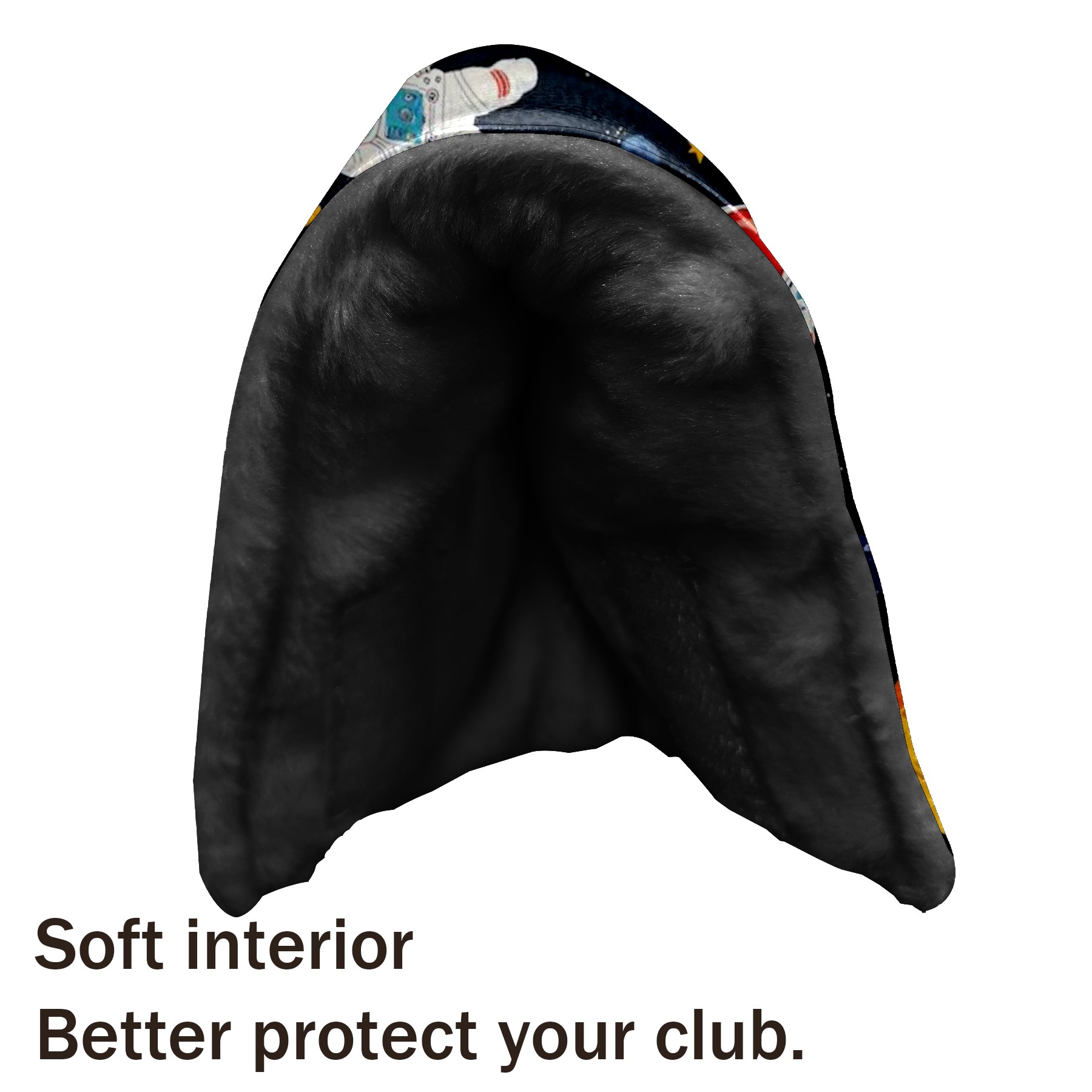 Golf Club Head Cover | Leather Golf Club Putte Headcover , Waterproof Golf Club Head Cover Set Driver Headcovers for Golf Clubs Men Women Astronaut Pattern