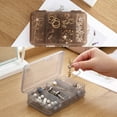 thumbnail image 3 of ADDHAT 2Ud Para Guardar Joyería En Plástico Resistente Con Tapa Y Doble Compartimento, 3 of 8