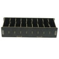 thumbnail image 1 of veasfak 9 Dividers Name Card Wooden Case Office Desktop Storage Organizer Box Black, 1 of 5