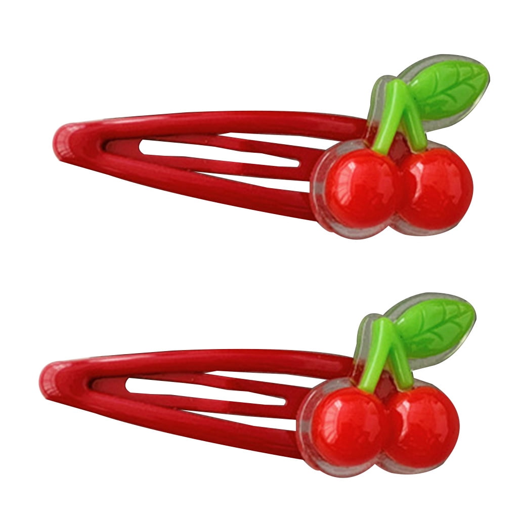 Popular 10Pcs Fruit Design Strawberry Girl Hairpin Barrette Accessories 