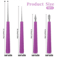 thumbnail image 3 of 4Pcs Diamond Tipped Bead Reamer for Glass Plastic Metal Wood Beads, 3 of 7