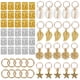 thumbnail image 1 of Accesorios para Trenzas: Anillos Metálicos, Colgantes y Cierres para Peinados Creativos, 80 Piezas en Set, Oro y Plata, Fácil de Usar, DIY Estilos Únicos, 1 of 6
