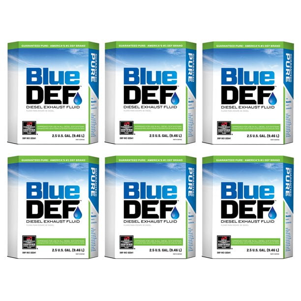 BlueDEF Diesel Exhaust Fluid Synthetic & Deionized Water 2.5 Gallon Jug