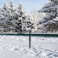 thumbnail image 4 of Indicador de nieve de metal de 24 pulgadas, decoración de jardín resistente al óxido para jardín, césped, hierba y Navidad figurilla, 4 of 9