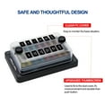 thumbnail image 5 of 12-Way One in One out Blade Fuse Box Block Holder ATO ATC for Car Marine Boat RV, 5 of 9