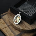 thumbnail image 5 of Picturesongold.Com Our Guardian Angel - Medal Female Adult- 2/3 x 3/4 inch Solid 14K Yellow Gold, 5 of 6